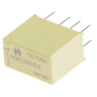 Panasonic Signal Relay Surface Mount 3V DC Coil 1A DPDT AGN26003