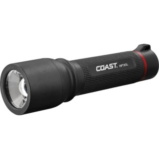 Coast Portable LED Torch with 240 lm Luminous Flux, 3x AAA Alkaline, Flood and Spot Beam, 17h Runtime HP7 XDL