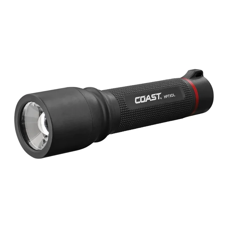 Coast Portable LED Torch with 240 lm Luminous Flux, 3x AAA Alkaline, Flood and Spot Beam, 17h Runtime HP7 XDL