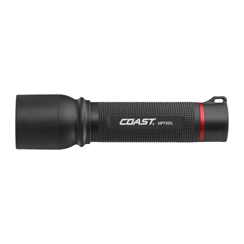 Coast Portable LED Torch with 240 lm Luminous Flux, 3x AAA Alkaline, Flood and Spot Beam, 17h Runtime HP7 XDL