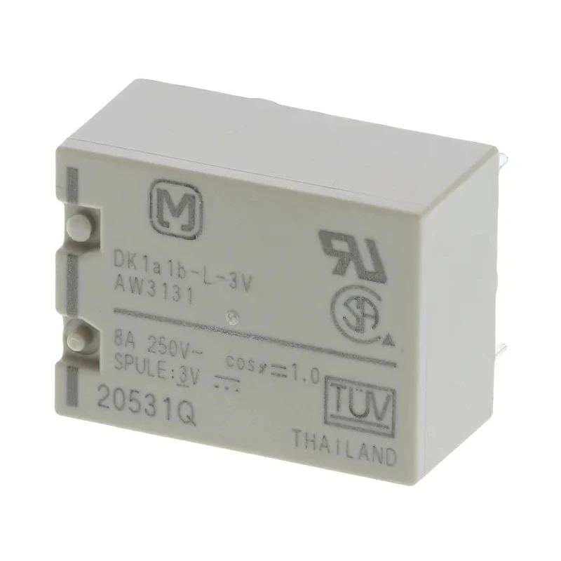 Panasonic PCB Power Relay 3V DC Coil 8A Switching Current SPDT DK1A1B-L-3V