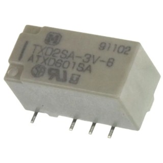 Panasonic Surface Signal Relay, 5V DC Coil, 2A Switching Current, DPDT Contact Configuration TXD2SA-5V