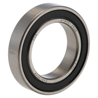 FAG Single Row Deep Groove Ball Bearing 15 mm ID 24 mm OD 5 mm Width Sealed Steel Cage 15000rpm 61802-2RSR-HLC