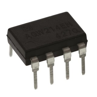Panasonic  Solid State Relay 0.1 A Load, 400 V Load, 1.5V Control DIP-8 Package AQW2xxEH