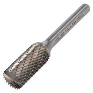 Dormer P803 Series Round Carbide Burr, 12.7 mm Head Diameter, 6 mm Shank Diameter, 70 mm Overall Length P80312.7X6.0