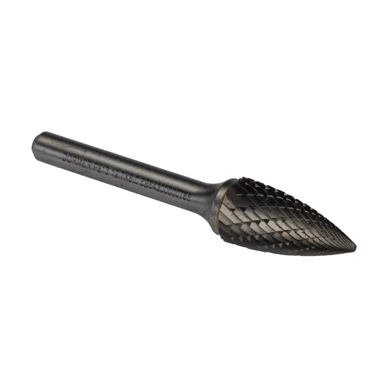 Dormer P813 Series Tree Burr Carbide 12.7mm Head Diameter, 6mm Shank, 70mm Length P81312.7X6.0