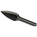 Dormer P813 Series Tree Burr Carbide 12.7mm Head Diameter, 6mm Shank, 70mm Length P81312.7X6.0