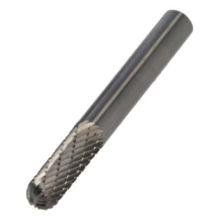 Dormer P805 Series Ball Nosed Cylinder Burr, 6 mm P8056.0X6.0
