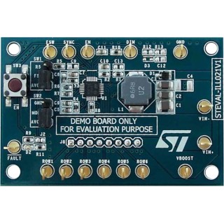 STMicroelectronics LED Demonstration Board for LED7707 High-Efficiency Boost Converter and Six Current STEVAL-ILL021V1