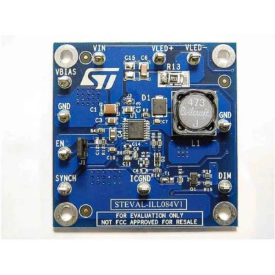 STMicroelectronics LED Driver Evaluation Board for High Power LED, Featuring LED6000, STEVAL-ILL084V1