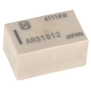 Panasonic Through Hole High Frequency Relay, 12V DC Coil, 3 GHz Max Coil Frequency, SPDT, Gold Plated Contacts ARS1012