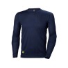 Helly Hansen Navy Polyester Long Sleeve Crewneck T-Shirt Unisex Size L 75105_590-L