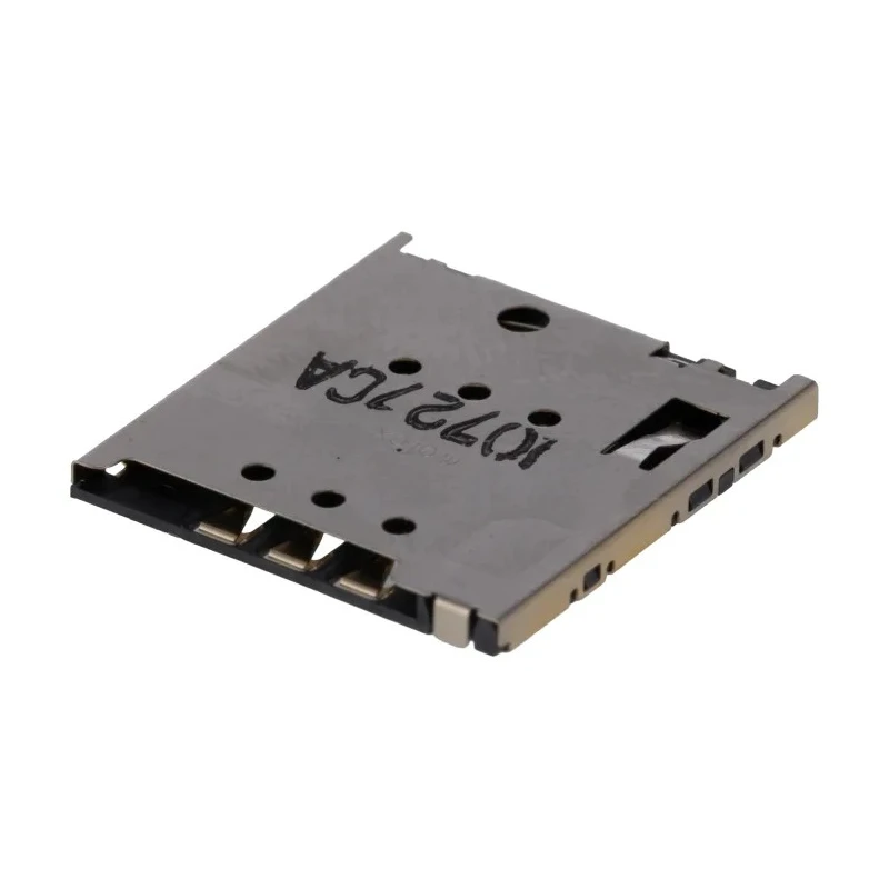 Molex 6 Way Horizontal Push-Push Micro SIM SIM Card Connector, Surface Mount, Copper Alloy Gold-Plated Contacts 5039600696