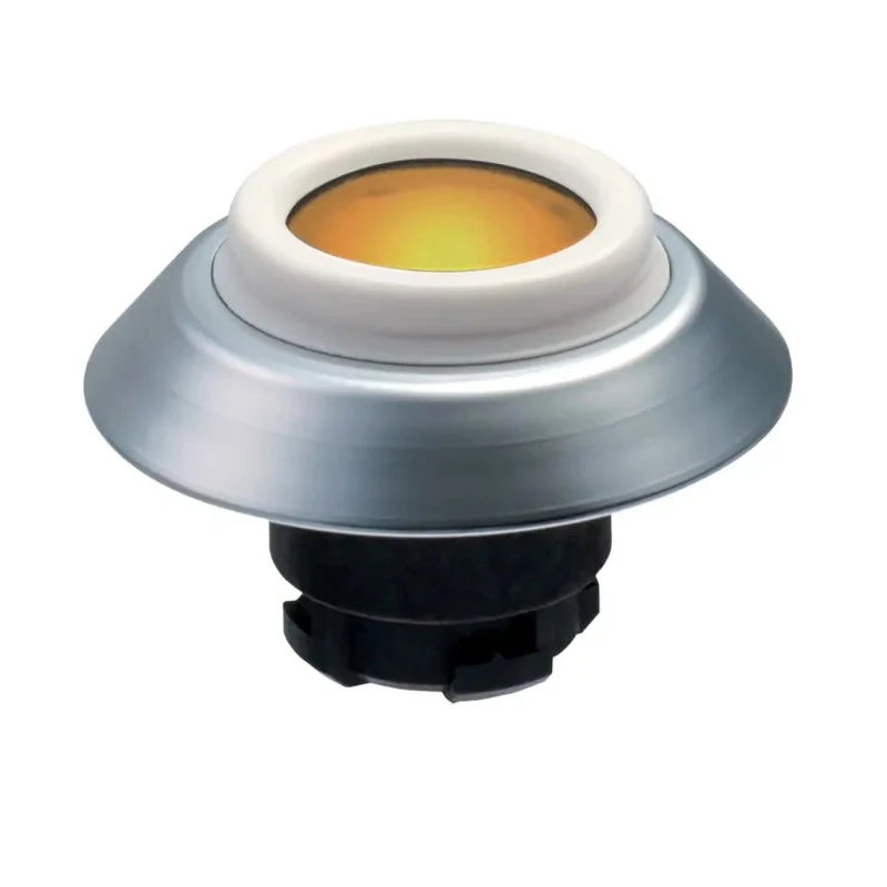 Schmersal Yellow Momentary Push Button Switch 22.3 mm Cutout IP69K IP67 101163545