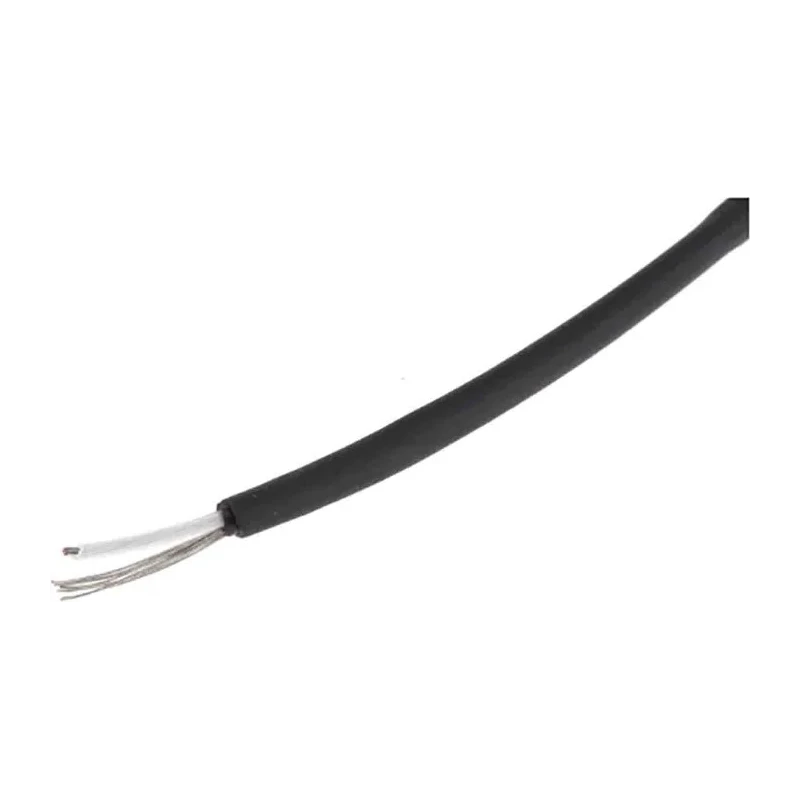 RS PRO High-Quality 100 m Black Multicore Semi-Conductive Screened Microphone Audio Cable 60 V, 70°C 207-5312