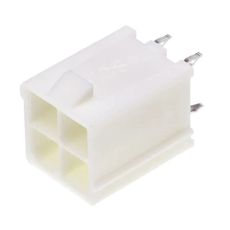 Molex Mini-Fit Plus Series Straight Through Hole PCB Header 4 Contact 4.2 mm Pitch 2 Row Shrouded 46015-0402