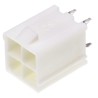 Molex Mini-Fit Plus Series Straight Through Hole PCB Header 4 Contact 4.2 mm Pitch 2 Row Shrouded 46015-0402