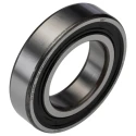 SKF Single Row Deep Groove Ball Bearing 35 mm ID, 62 mm OD, 14 mm Width, Sheet Metal Cage, Steel Balls, C4 6007-2RS1/C4