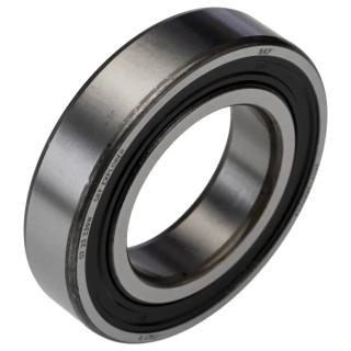SKF Single Row Deep Groove Ball Bearing 35 mm ID, 62 mm OD, 14 mm Width, Sheet Metal Cage, Steel Balls, C4 6007-2RS1/C4