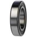 SKF Single Row Deep Groove Ball Bearing 35 mm ID, 62 mm OD, 14 mm Width, Sheet Metal Cage, Steel Balls, C4 6007-2RS1/C4