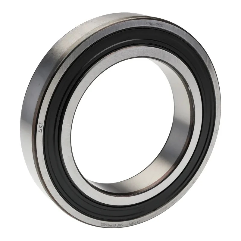 SKF Single Row Deep Groove Ball Bearing 80mm ID, 125mm OD, 22mm Width, Sealed 6016-2RS1
