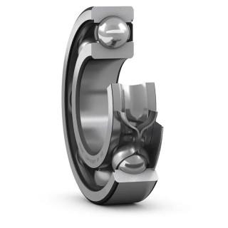 SKF Single Row Deep Groove Ball Bearing 30 mm ID 62 mm OD 16 mm Width Shielded Sheet Metal Cage 6206-Z