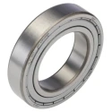 SKF 1 Row Deep Groove Ball Bearing 45 mm ID, 75 mm OD, 16 mm Width, Shielded Cage 6009-Z