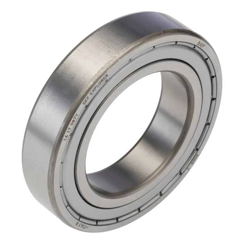 SKF 1 Row Deep Groove Ball Bearing 45 mm ID, 75 mm OD, 16 mm Width, Shielded Cage 6009-Z