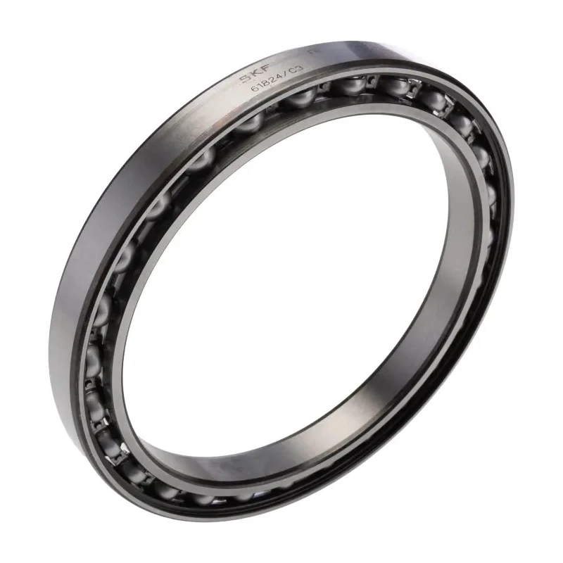 SKF 1 Row Deep Groove Ball Bearing 120 mm Inside Diameter 150 mm Outside Diameter Open End C3 Clearance Sheet Metal 61824/C3
