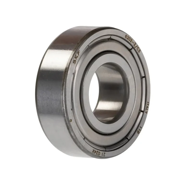 SKF Single Row Deep Groove Ball Bearing 15 mm ID 35 mm OD Shielded C3 Clearance 28000 rpm 6202-Z/C3