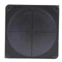 WISKA COMBI Series Black Polypropylene Junction Box, IP66 IP67, 6 Terminals, 140mm x 140mm x 82mm 62215