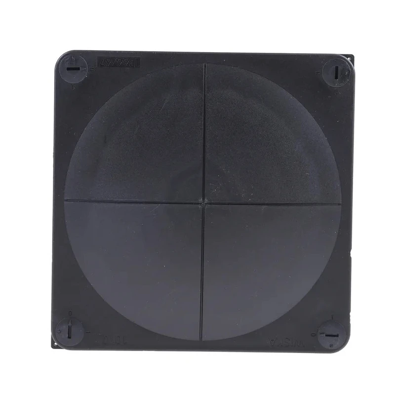 WISKA COMBI Series Black Polypropylene Junction Box, IP66 IP67, 6 Terminals, 140mm x 140mm x 82mm 62215