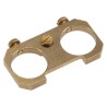 WISKA Brass Earthing Clamp for Use with Combi 308 Junction Box EC308