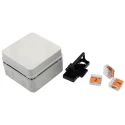 WISKA Combi Series Light Grey Polypropylene Reinforced Fibreglass Junction Box IP66 76mm x 76mm x 51mm COMBI 108/5