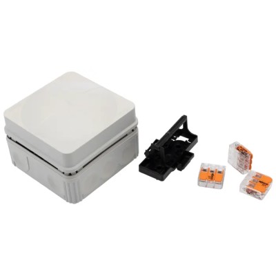 WISKA Combi Series Light Grey Polypropylene Reinforced Fibreglass Junction Box IP66 76mm x 76mm x 51mm COMBI 108/5