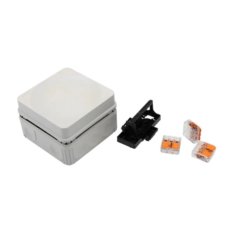 WISKA Combi Series Light Grey Polypropylene Reinforced Fibreglass Junction Box IP66 76mm x 76mm x 51mm COMBI 108/5