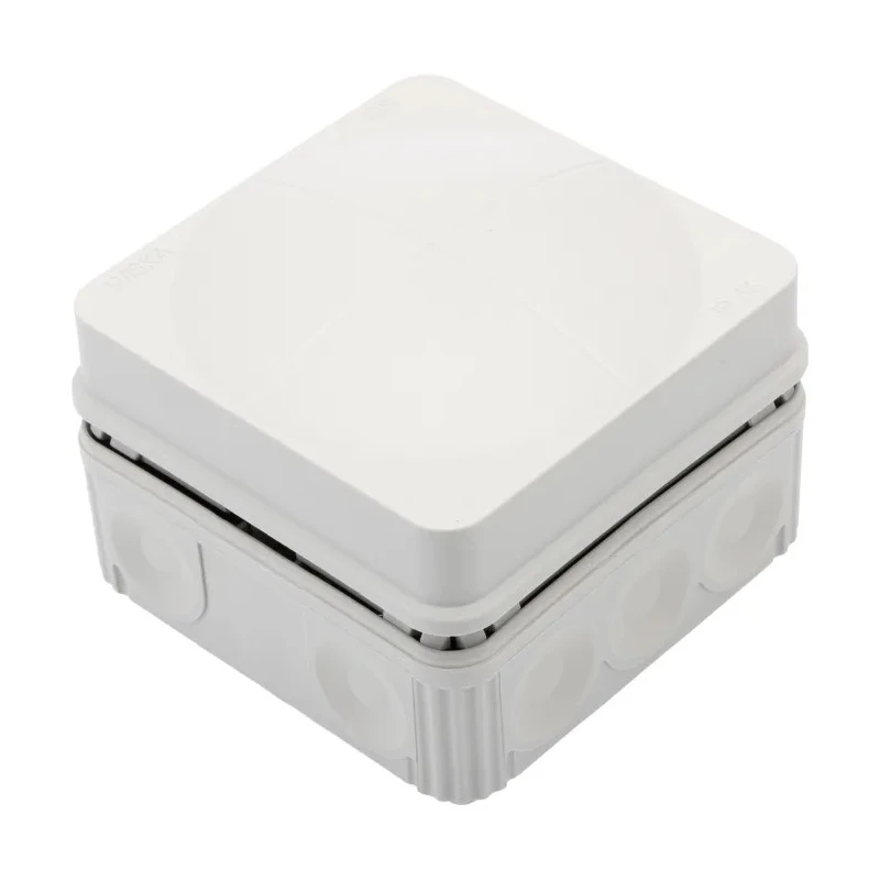 WISKA Combi Series Light Grey Polypropylene Reinforced Fibreglass Junction Box IP66 76mm x 76mm x 51mm COMBI 108/5