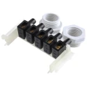 WISKA Reinforced Fibreglass, Polypropylene Junction Box IP66, IP67, 110mm x 110mm x 66mm COMBI 607/5