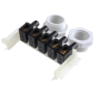 WISKA Reinforced Fibreglass, Polypropylene Junction Box IP66, IP67, 110mm x 110mm x 66mm COMBI 607/5