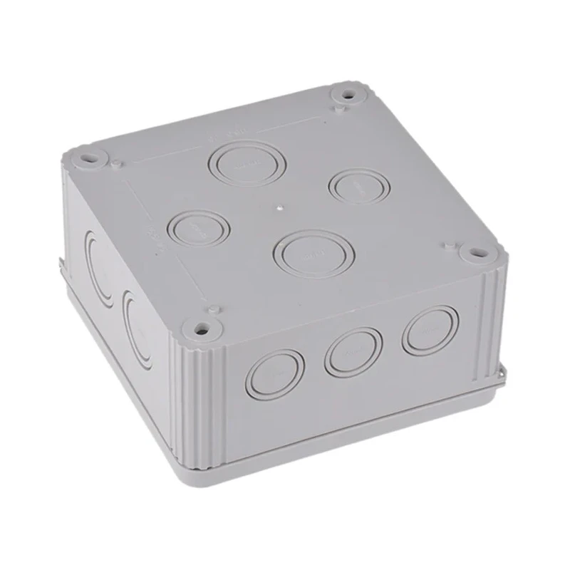 WISKA Grey Reinforced Fibreglass Polypropylene Junction Box IP67 IP66 140mm x 140mm x 82mm 60703