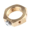 WISKA Brass Enclosure Accessory Brass Earthing Nut for Plastic and Metal Enclosures EN20