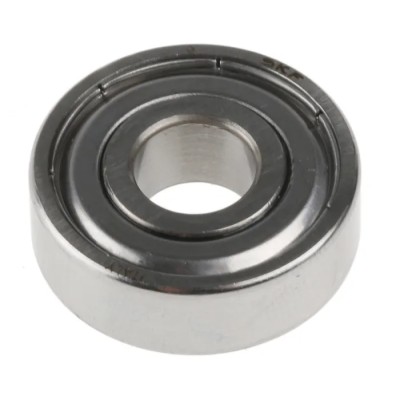 SKF Single Row Deep Groove Ball Bearing 6 mm ID, 19 mm OD, 6 mm Width, Shielded Stainless Steel W 626-2Z