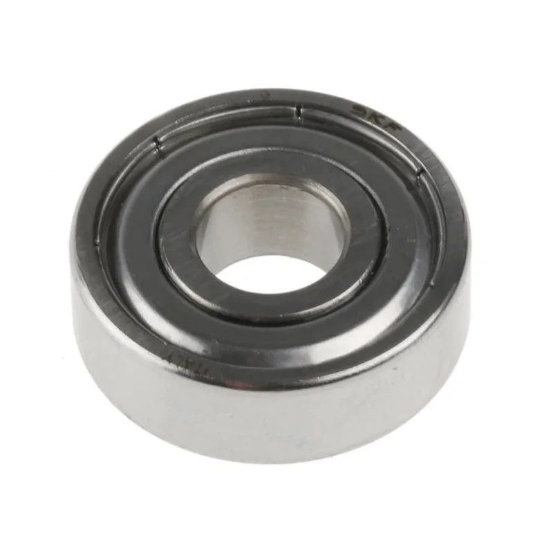 SKF Single Row Deep Groove Ball Bearing 6 mm ID, 19 mm OD, 6 mm Width, Shielded Stainless Steel W 626-2Z