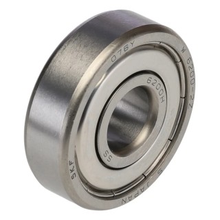 SKF Single Row Deep Groove Ball Bearing 10 mm ID, 30 mm OD, 9 mm Width, Shielded Sheet Metal Cage Stainless Steel W 6200-2Z