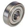 SKF Single Row Deep Groove Ball Bearing 10 mm ID, 30 mm OD, 9 mm Width, Shielded Sheet Metal Cage Stainless Steel W 6200-2Z