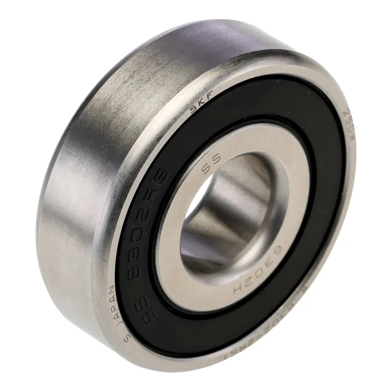 SKF Single Row Deep Groove Ball Bearing 15 mm ID 42 mm OD 13 mm Width Stainless Steel Sealed W 6302-2RS1