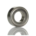 SKF Single Row Deep Groove Ball Bearing 10 mm ID 19 mm OD 7 mm Width Sheet Metal Cage Stainless Steel Ball W 63800-2Z