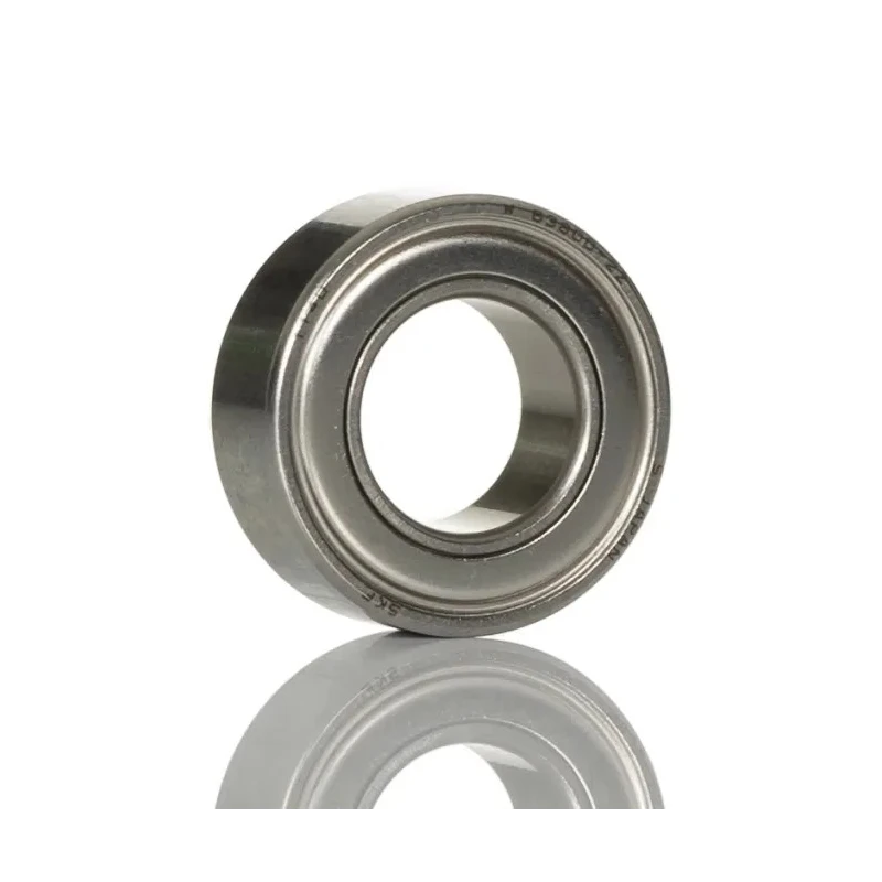 SKF Single Row Deep Groove Ball Bearing 10 mm ID 19 mm OD 7 mm Width Sheet Metal Cage Stainless Steel Ball W 63800-2Z