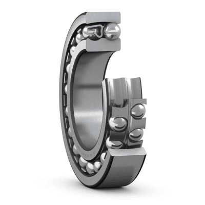 SKF Self-Aligning Ball Bearing 90 mm Inside Diameter 160 mm Outside Diameter 2 Row Open Type Sheet Metal Cage 1218 K