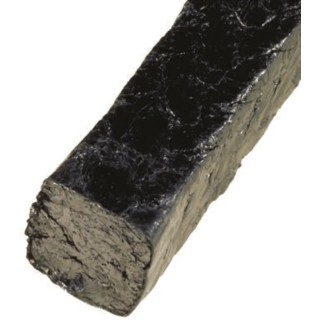 Klinger Compression Packing Exfoliated Graphite Gland Packing, 8 mm Section, 8 m Length, 20 m/s Rotary PAC03222000800008